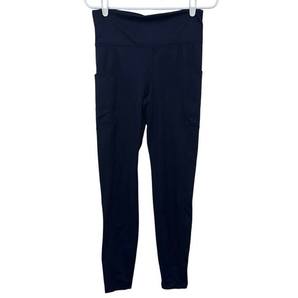 NWT Marika Talia Tummy Control Pocket High Rise Legging Size L Midnight Blue - Picture 1 of 9